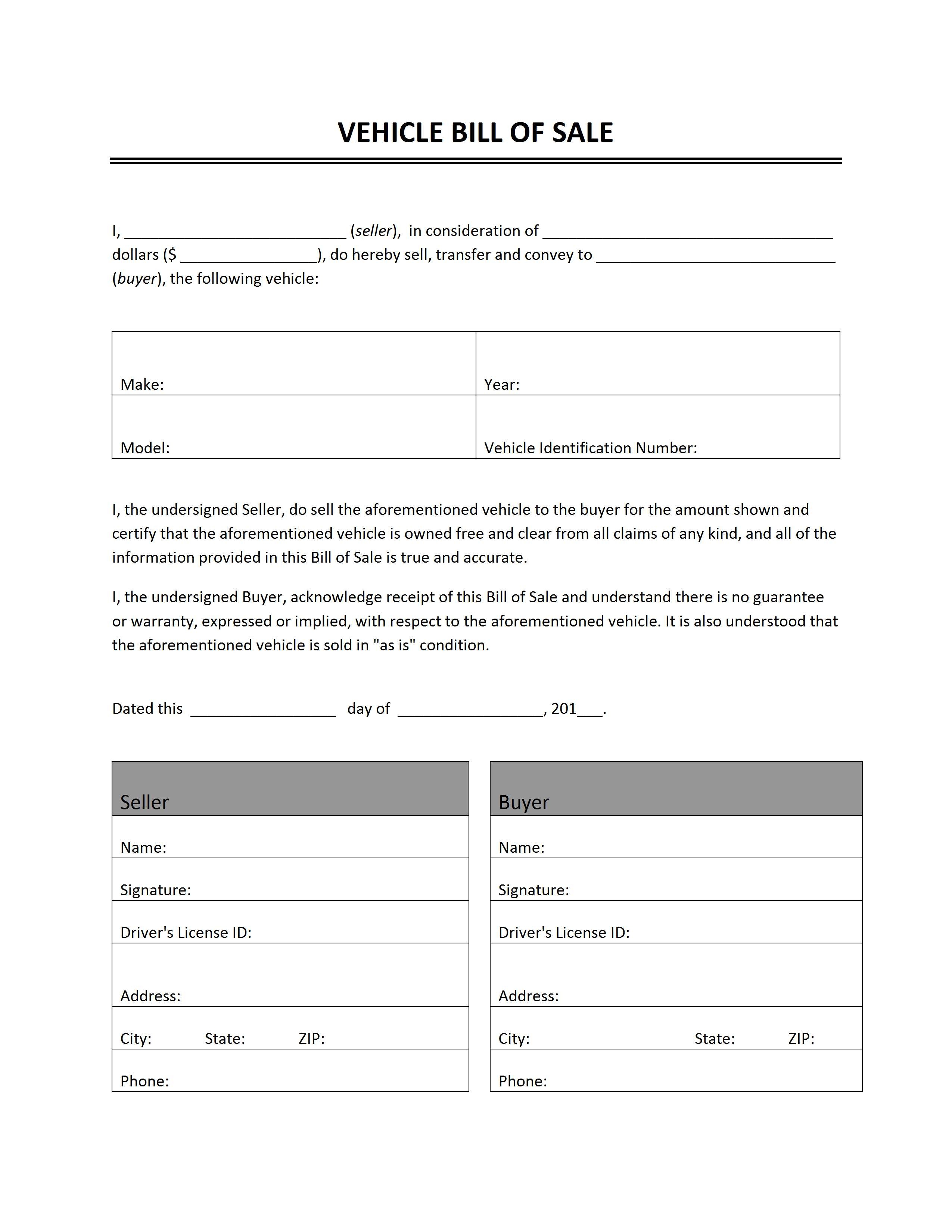 Car Sale Receipt Form - Tutlin.psstech.co - Free Printable Sales Receipt Form