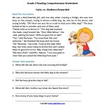 Carlo Or Kindness Rewarded Second Grade Reading Worksheets | Reading   Free Printable Short Stories For 2Nd Graders
