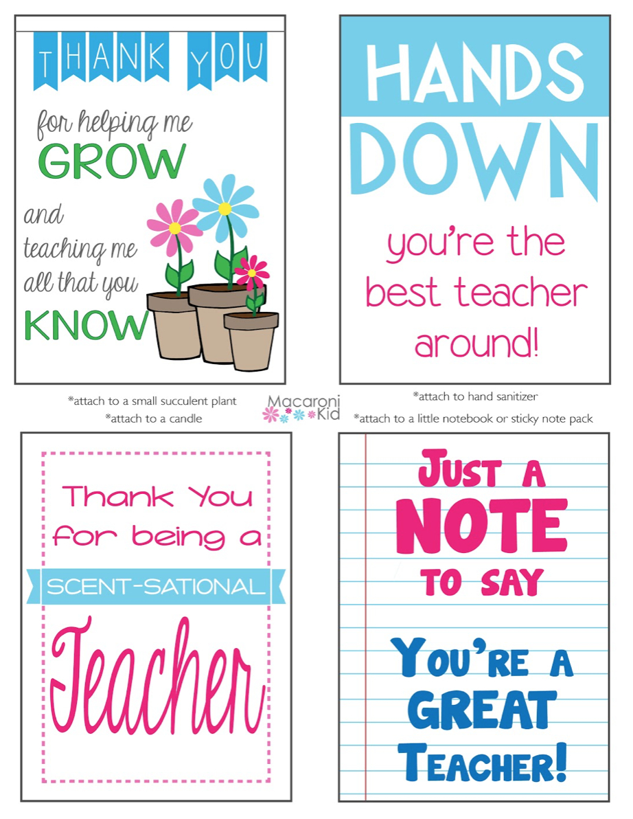 Celebrate Teacher Appreciation Week With These Free Printables! - Hands Down You Re The Best Teacher Around Free Printable
