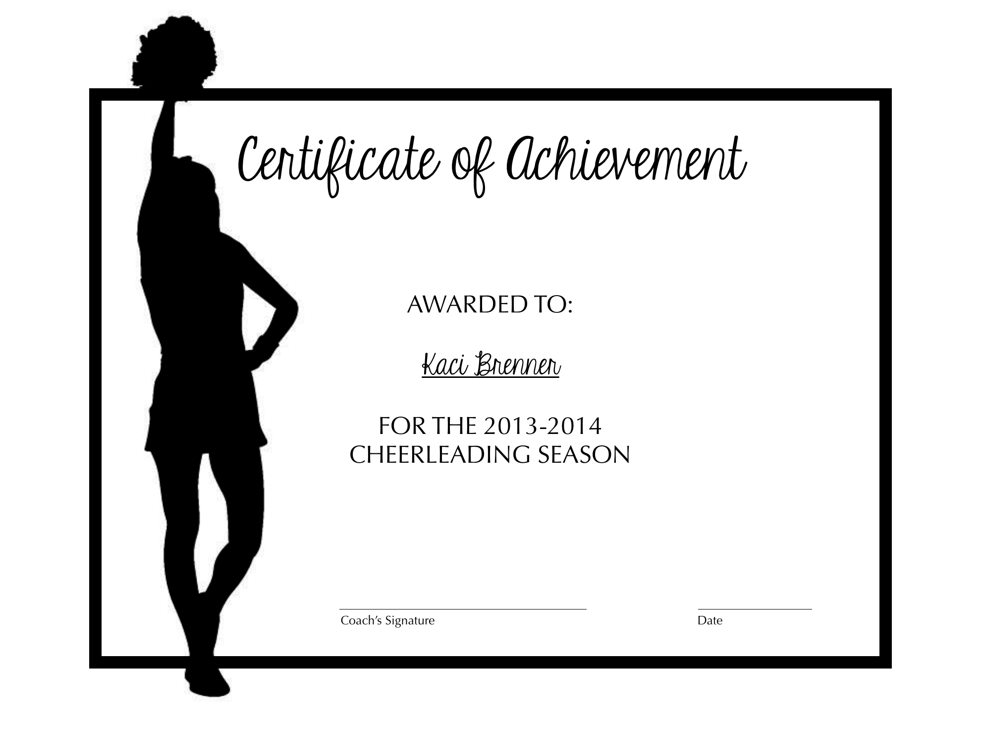 17 Images Of Megaphone Award Certificate Template Unemeuf Free Printable Cheerleading