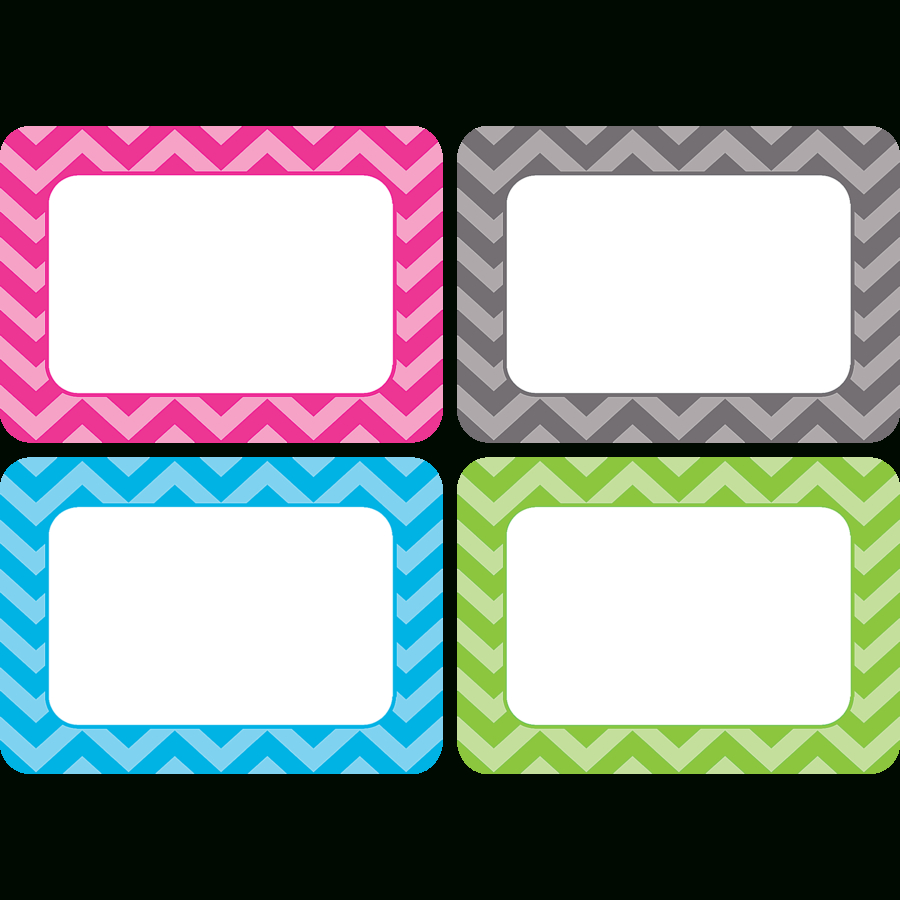 Chevron Name Tagslabels Multi Pack Tcr5526 Teacher Created