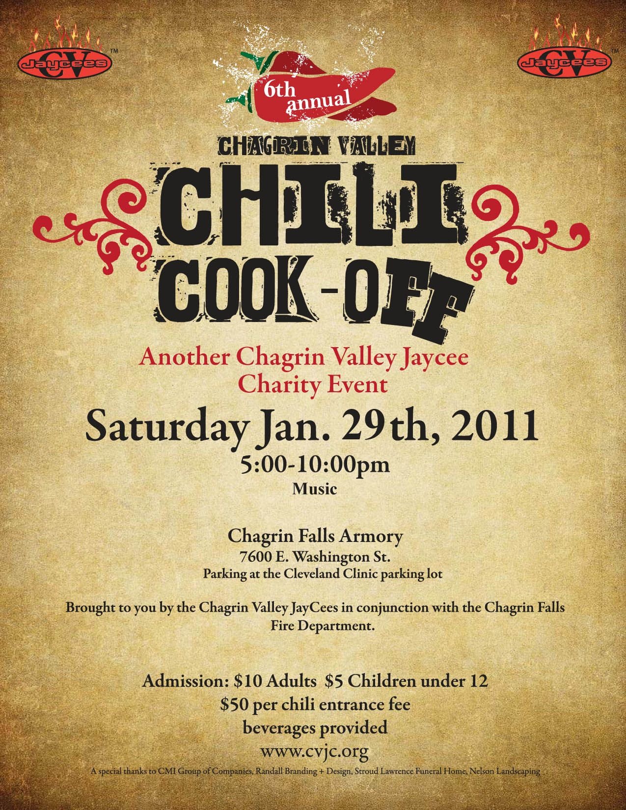 Chili Cook Off Flyer Template Free Printable Wow Image Free