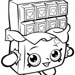 Chocolate Cheeky Shopkin Coloring Page | Free Printable Coloring   Shopkins Coloring Pages Free Printable