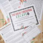 Christmas Escape Room (Activities, Trivia & Puzzle Games For   Free Printable Escape Room Game