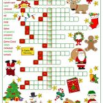 Christmas Fun   Crossword Worksheet   Free Esl Printable Worksheets   Christmas Fun Worksheets Printable Free