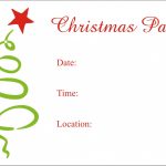 Christmas Party Free Printable Holiday Invitation Personalized Party   Christmas Party Invitation Templates Free Printable