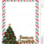 Christmas Tree Frame Border Stock Illustration   Illustration Of   Free Printable Christmas Frames And Borders
