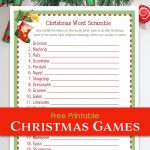 Christmas Word Scramble (Free Printable)   Flanders Family Homelife   Free Printable Christmas Word Games