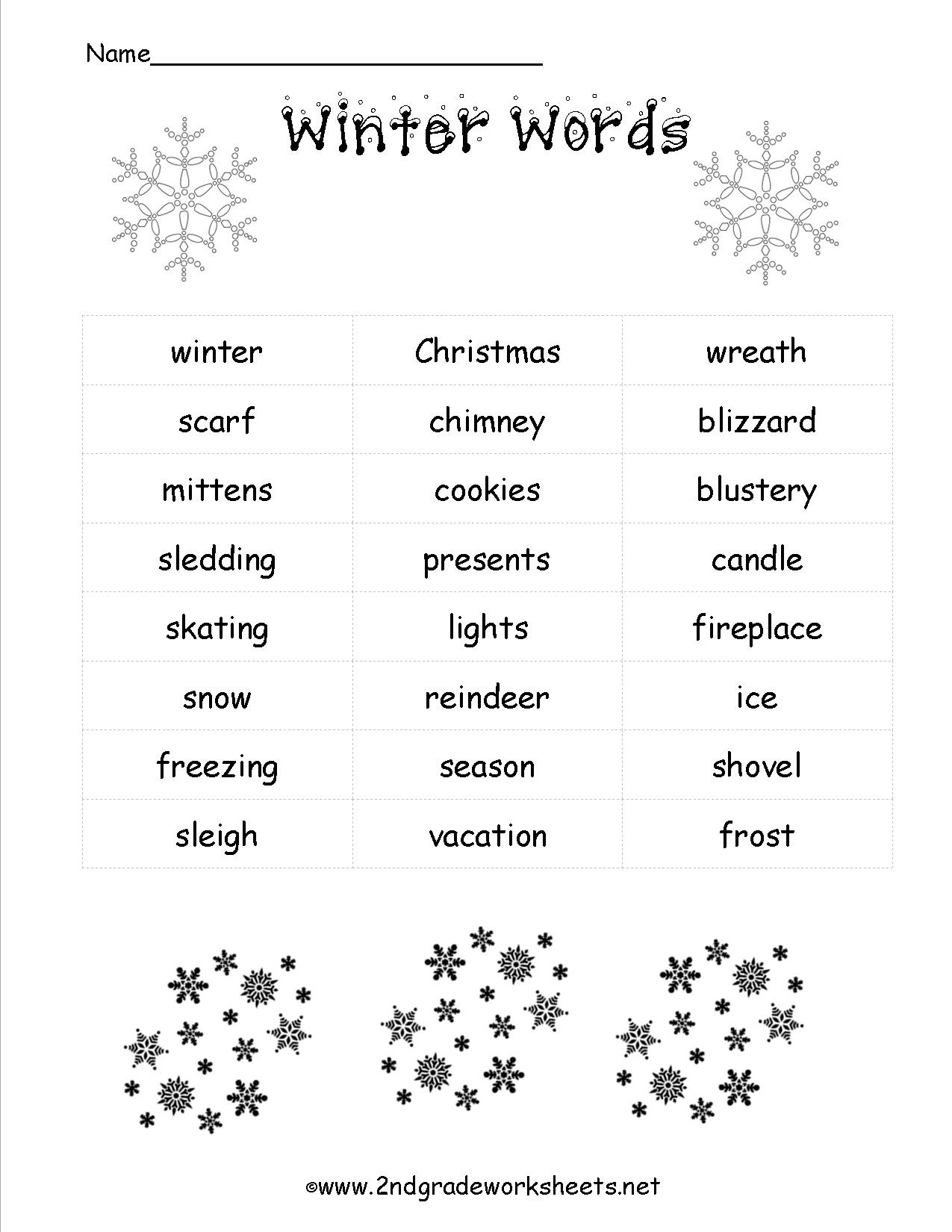Christmas Worksheets And Printouts - Free Printable Holiday Worksheets