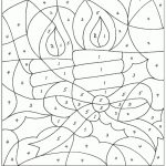 Christmasoring Pagesornumber Numbers Holiday | Coloring Pages   Free Printable Christmas Color By Number Coloring Pages
