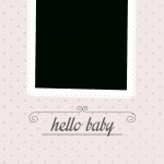 Classic Pink Dotted   Free Printable Birth Announcement Template   Free Birth Announcements Printable