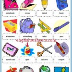 Classroom Objects Esl Printable Picture Dictionaries For Kids   Free Printable Picture Dictionary For Kids