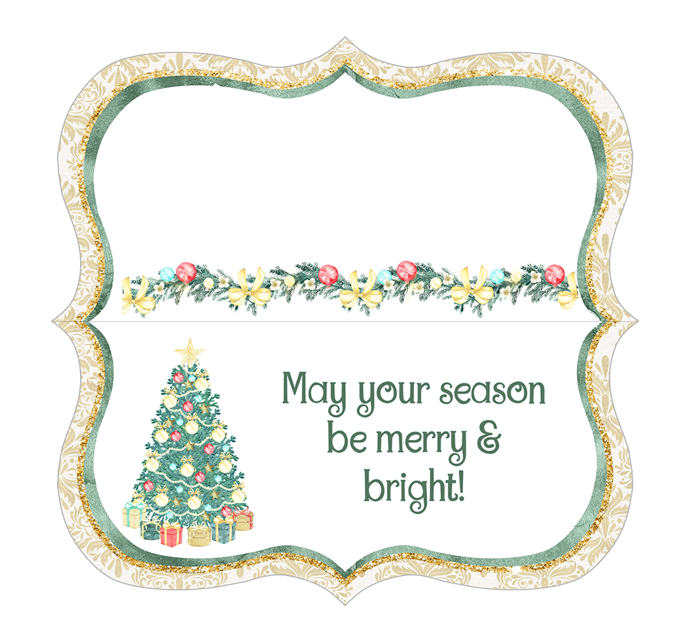 Free Printable Christmas Treat Bag Toppers Printable Word Searches