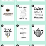 Coffee Free Printables: 180+ Ultimate Guide • Little Gold Pixel   Free Printable Coffee Bar Signs