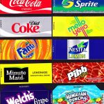 Coke Machine Labels | 10 Coke Mixed Set Small Flavor Labels Soda   Free Printable Vending Machine Labels
