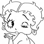 Coloring Book World ~ Bettyp Coloring Pages Cartoon Games Happy   Free Printable Betty Boop