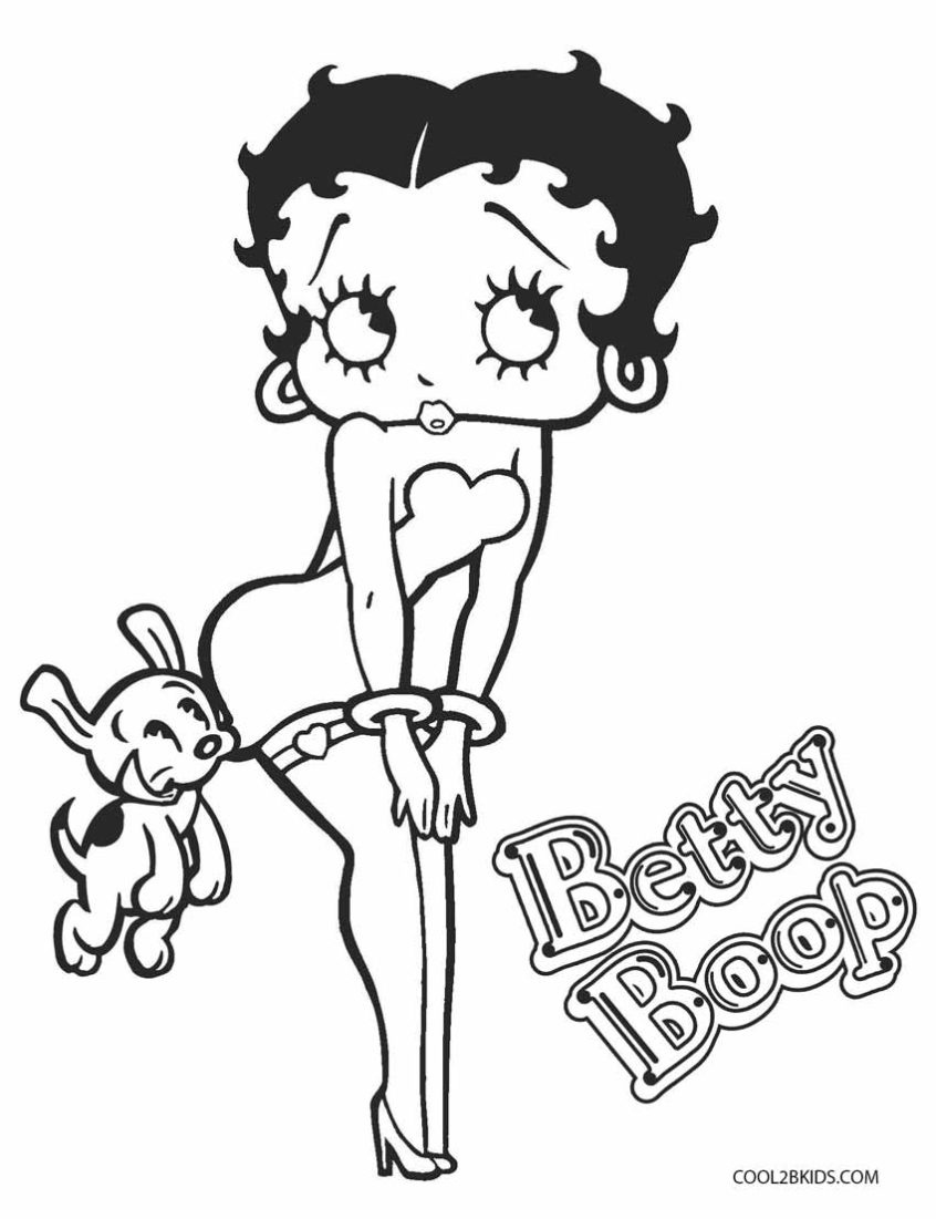 Coloring Book World ~ Coloringok World Pages Ideas Bettyop Free - Free Printable Betty Boop