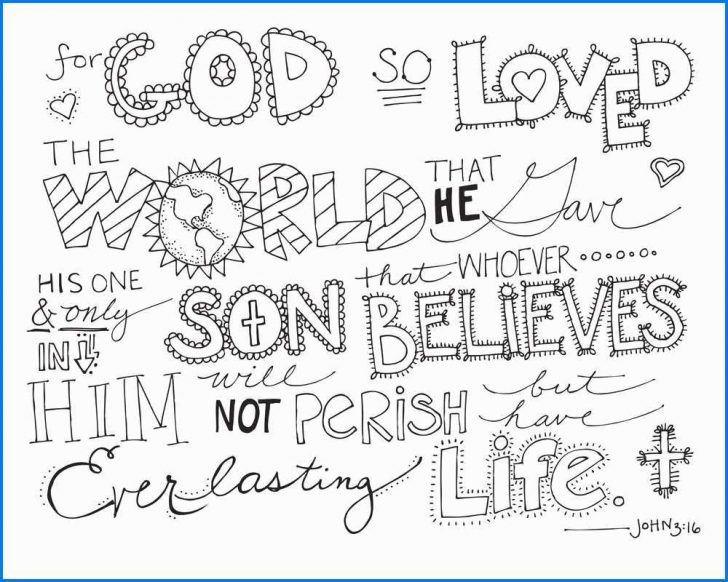 Free Printable Bible Coloring Pages With Scriptures