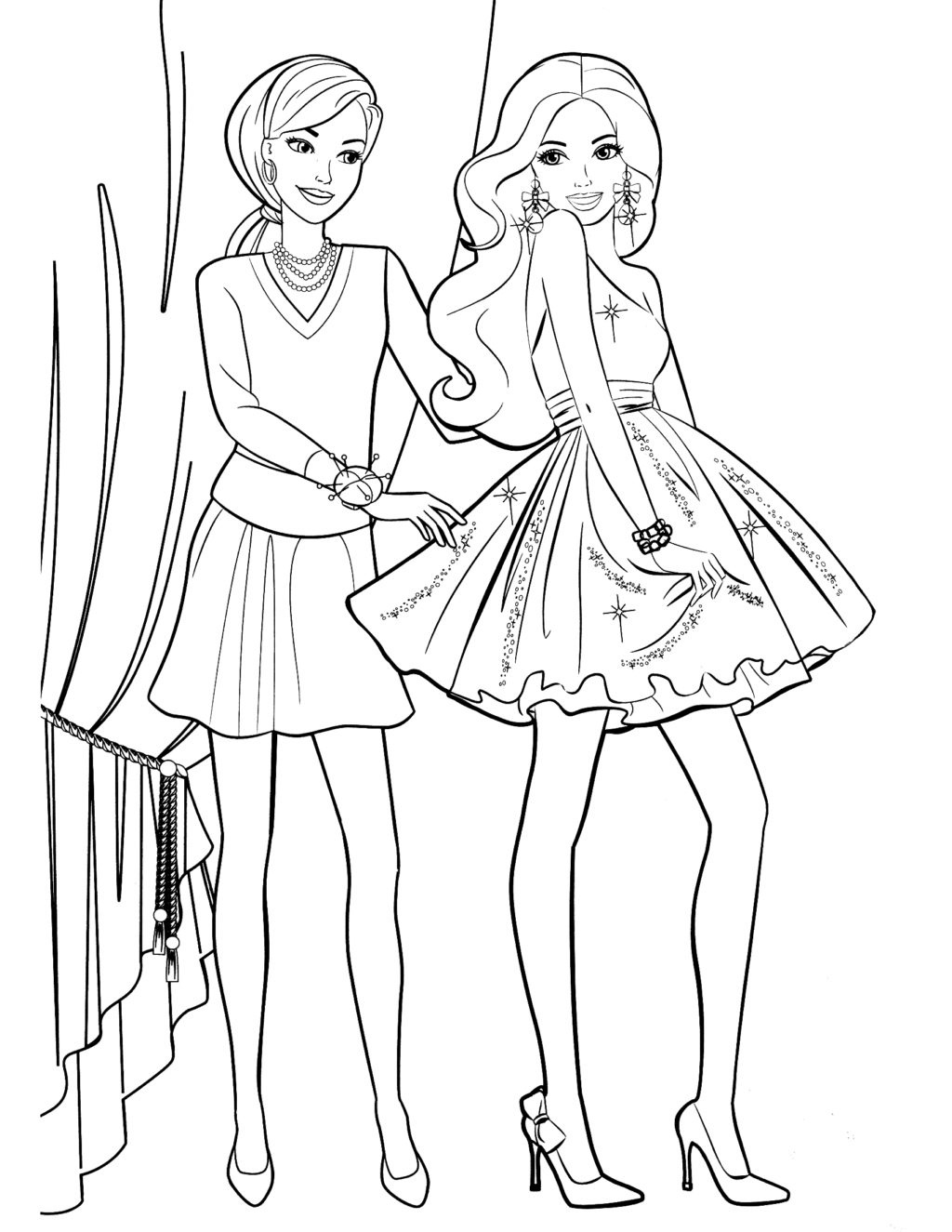 Coloring Book World ~ Free Coloring Pages Pdf Princess Barbie To - Free Printable Barbie Coloring Pages