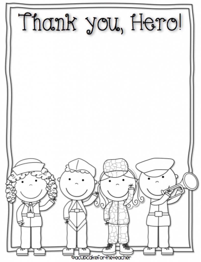 Veterans Day Thank You Coloring Page Coloring Pages 6378