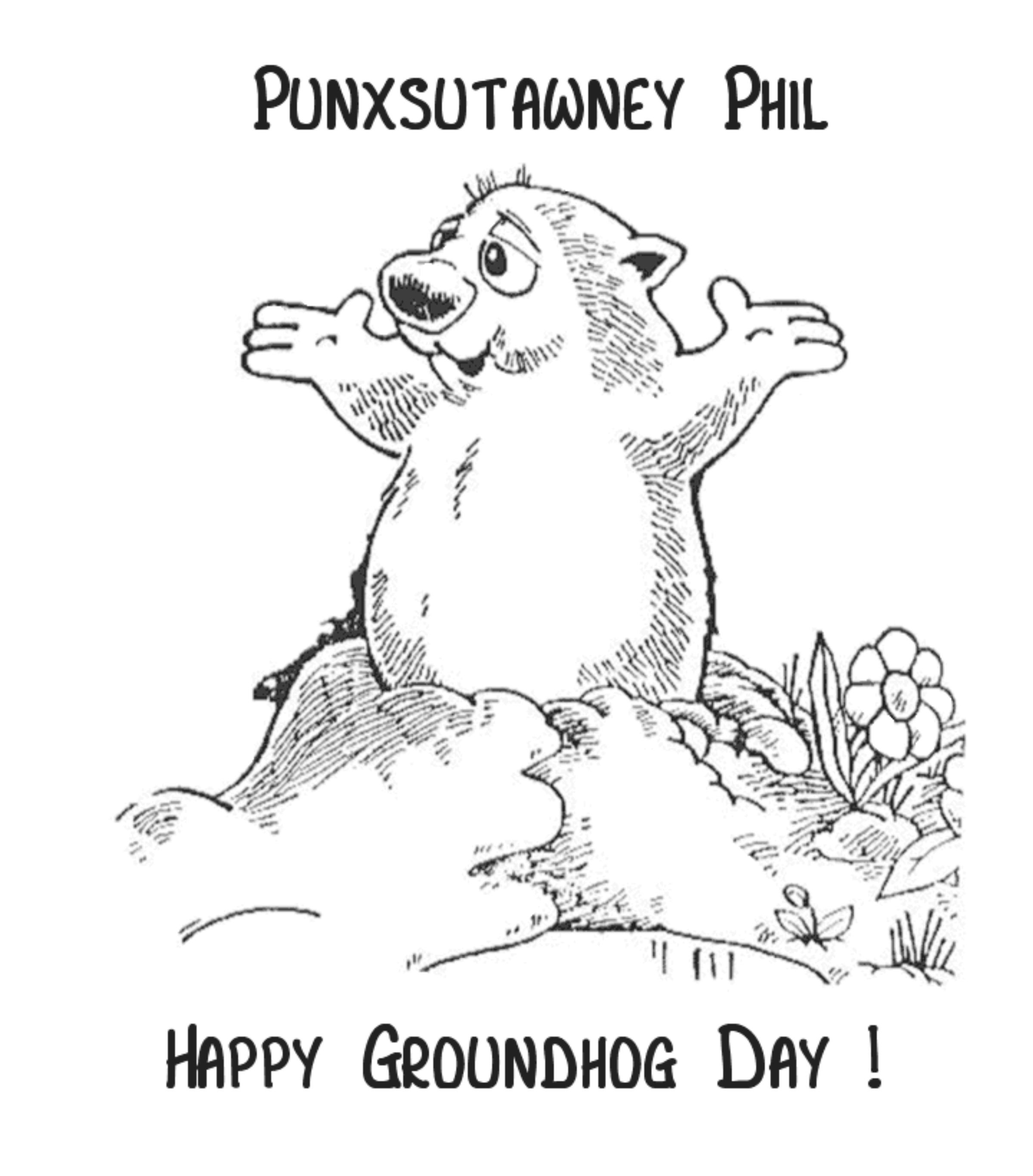 Free Printable Groundhog Day Booklet Free Printable