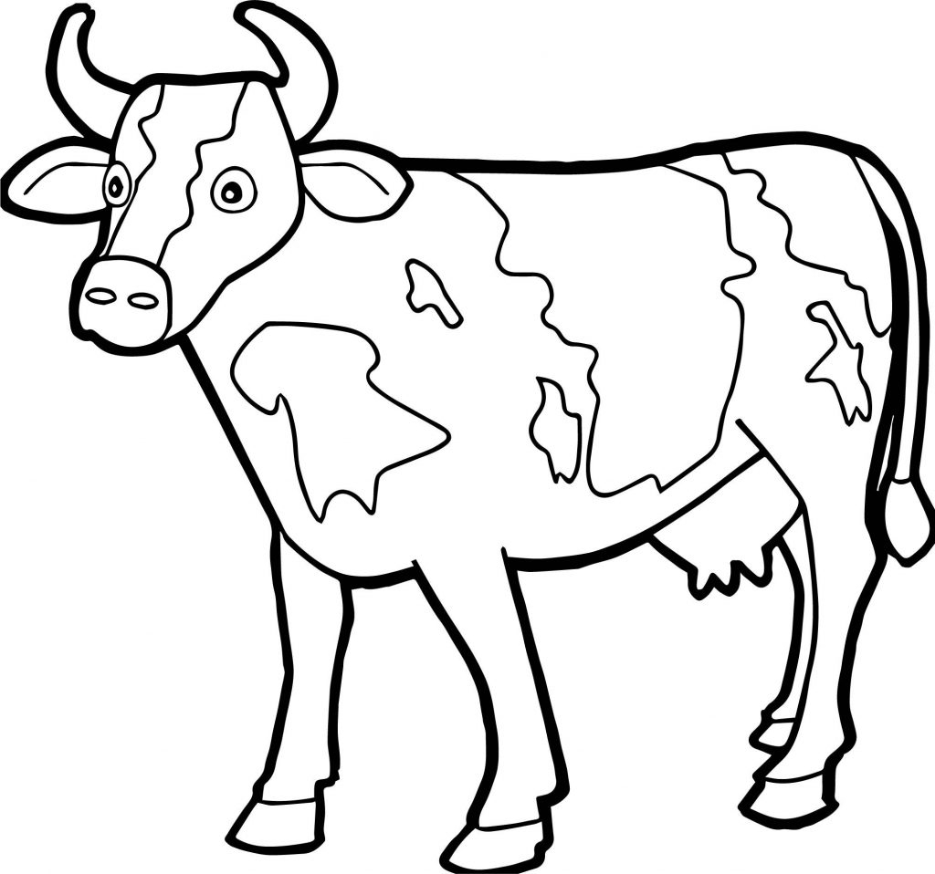Coloring Pages Of Cows Free Printable Free Printable