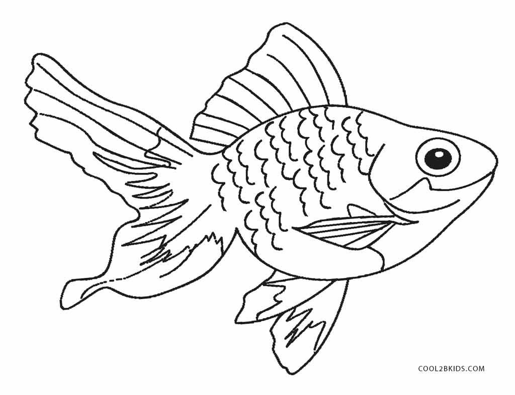 Coloring Page ~ Free Printable Fish Coloring Pages For Kids - Free Printable Fish Coloring Pages