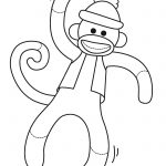 Coloring Page | Kid's Birthday Ideas | Sock Monkey Party, Sock   Free Printable Sock Monkey Pictures