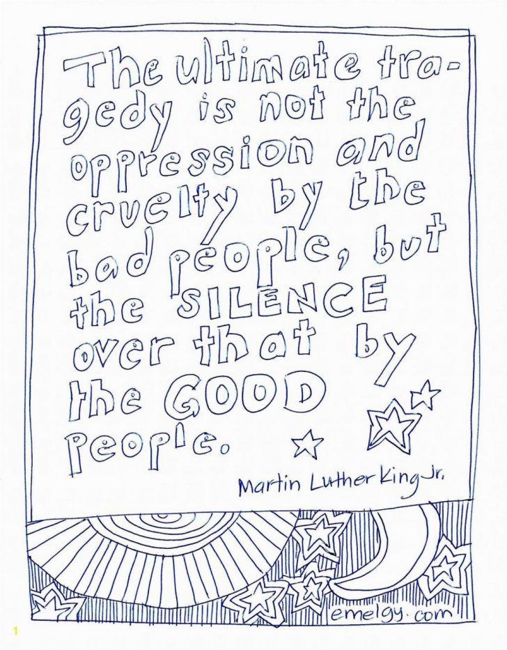 Martin Luther King Free Printable Coloring Pages