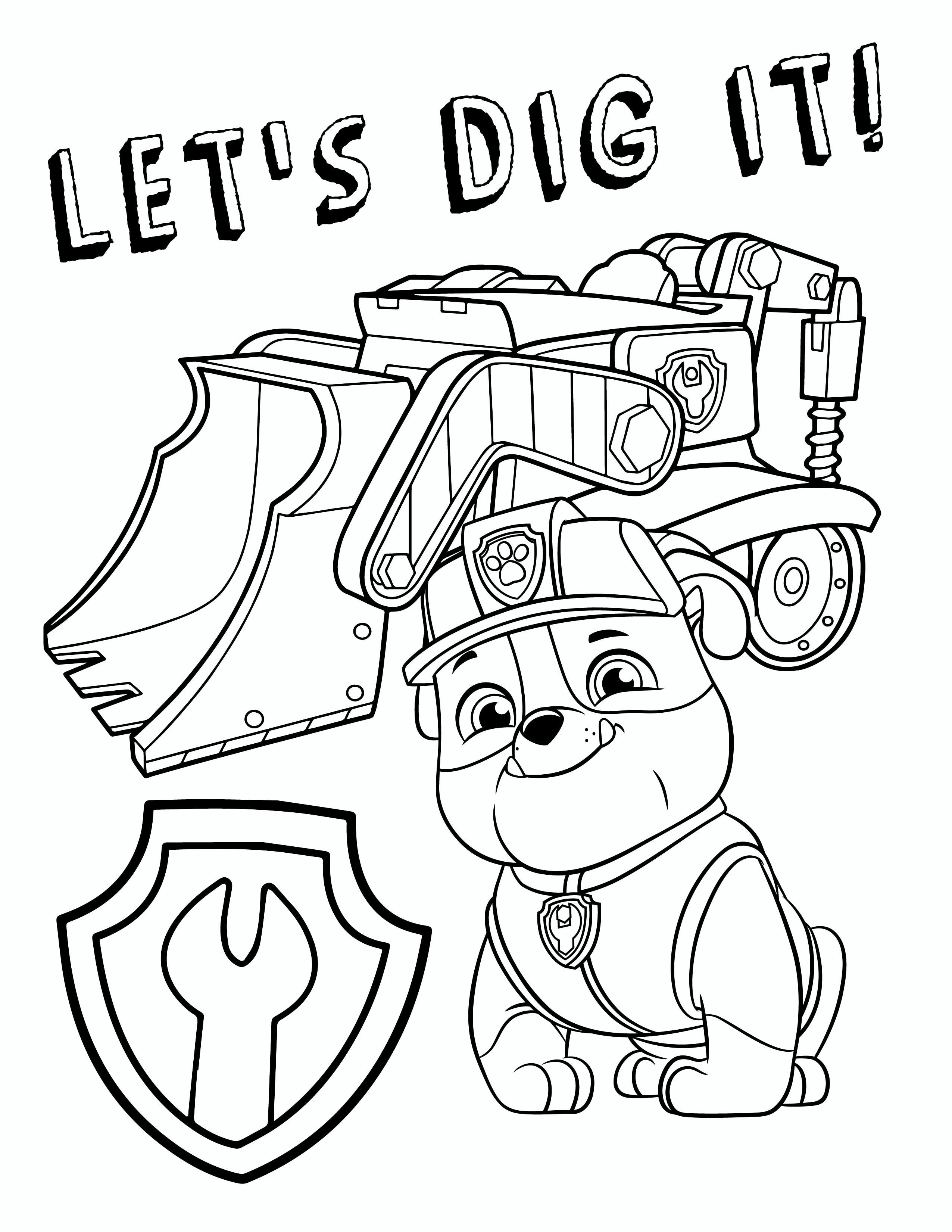 Free Printable Paw Patrol Coloring Pages Free Printable