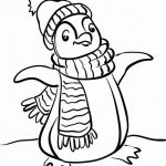 Coloring Pages: Free Penguin Coloring Clip Art Kindergarten Pictures   Free Printable Penguin Books