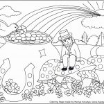 Coloring Pages : St Patricks Dayng Pages For Kids With Medquit Free   Free Printable Saint Patrick Coloring Pages