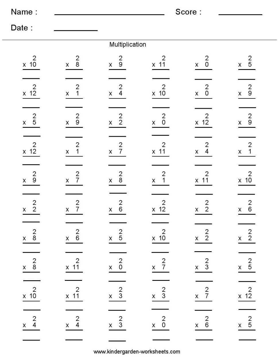 Coloring ~ The Multiplying Tomath Worksheet From Coloring - Free Printable Math Worksheets Multiplication Facts