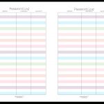 Colourful Address Book And Password Log Printables   Free Printable Address Book