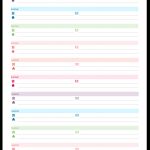 Colourful Address Book And Password Log Printables | Organizing Tips   Free Printable Address Book