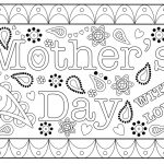 Colouring Mothers Day Card Free Printable Template   Free Printable Mothers Day Coloring Cards