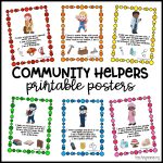 Community Helpers Printable Posters   Teaching Mama   Free Printable Preschool Posters
