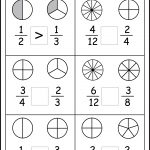 Comparing Fractions Worksheets    3Rd Grade #math #school | School's   Free Printable First Grade Fraction Worksheets