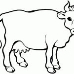 Cow 21 Coloring Page | Free Printable Coloring Pages   Coloring Pages Of Cows Free Printable