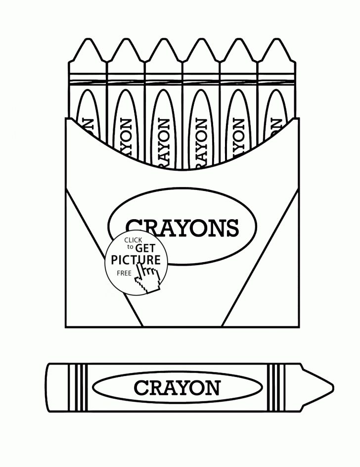 Free Printable Crayon Pattern