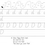 Cursive Chart Free Printable Alphabet Handwriting Practice Sheets   Free Printable Cursive Alphabet