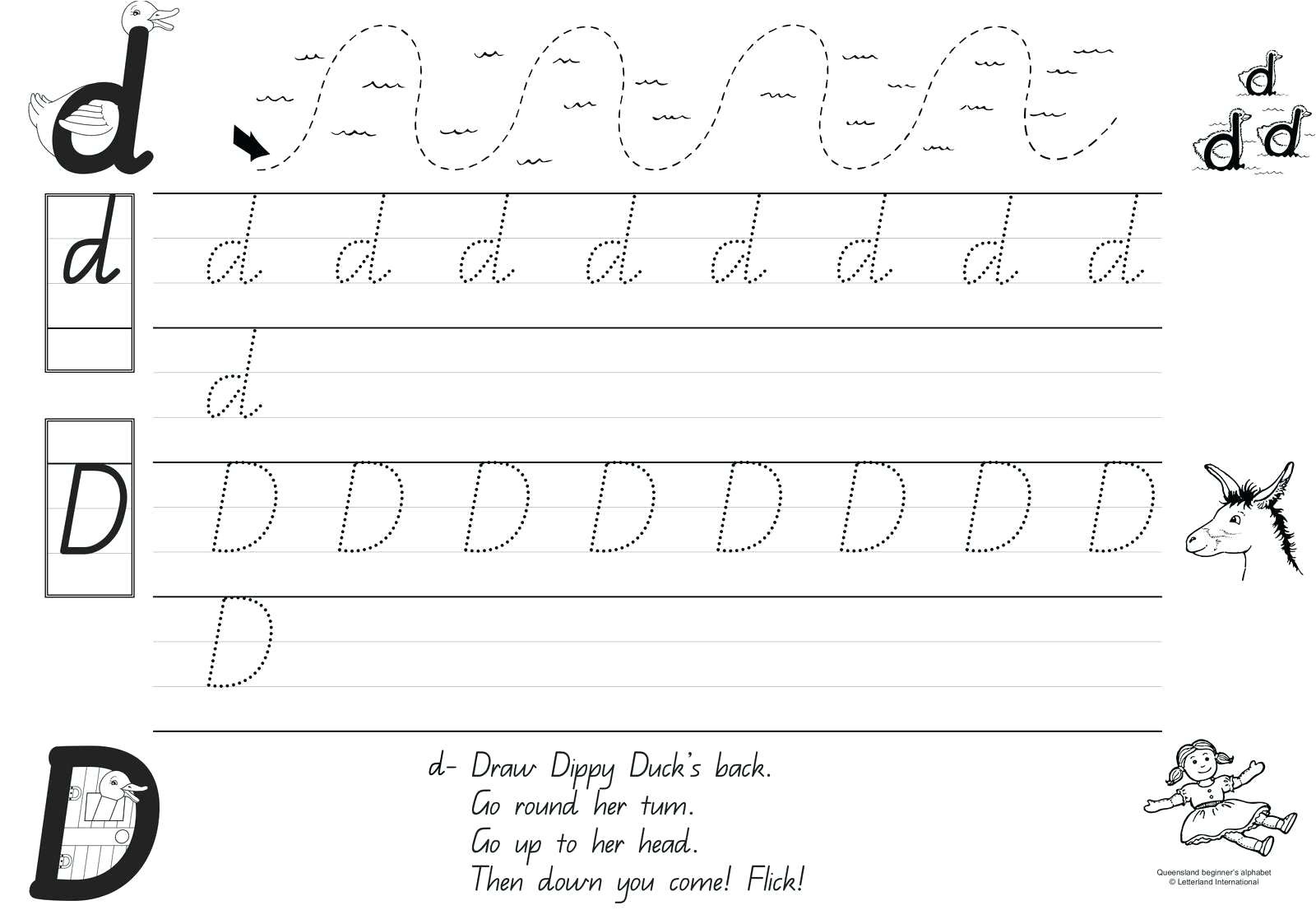 Printable Cursive Alphabet Chart