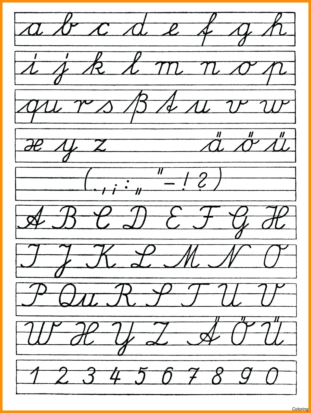 Cursive Letter Worksheet Printables Cursive Alphabet Handwriting - Cursive Letters Worksheet Printable Free