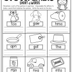 Cvc Scramble! Look At The Picture And Unscramble The Letters To Make   Cvc Words Worksheets Free Printable