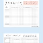 Daily Habit Tracker Free Printables | Best Of Cassiescroggins   Habit Tracker Free Printable