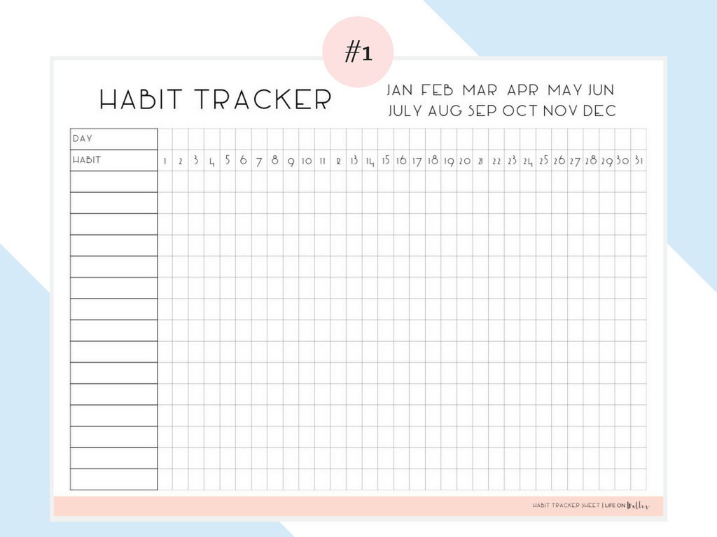 Daily Habit Tracker Ideas