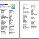 Dairy Free Pantry Stocking Printables With Shopping Lists For All   Gluten Free Food List Printable
