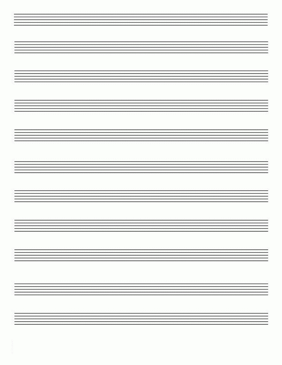 Danman&amp;#039;s Music Library - Free Section - Free Printable Blank Music Staff Paper