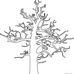 Dead Tree Coloring Page | Free Printable Coloring Pages   Tree Coloring Pages Free Printable