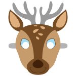 Deer Mask Template | Free Printable Papercraft Templates | Camping   Free Printable Paper Masks